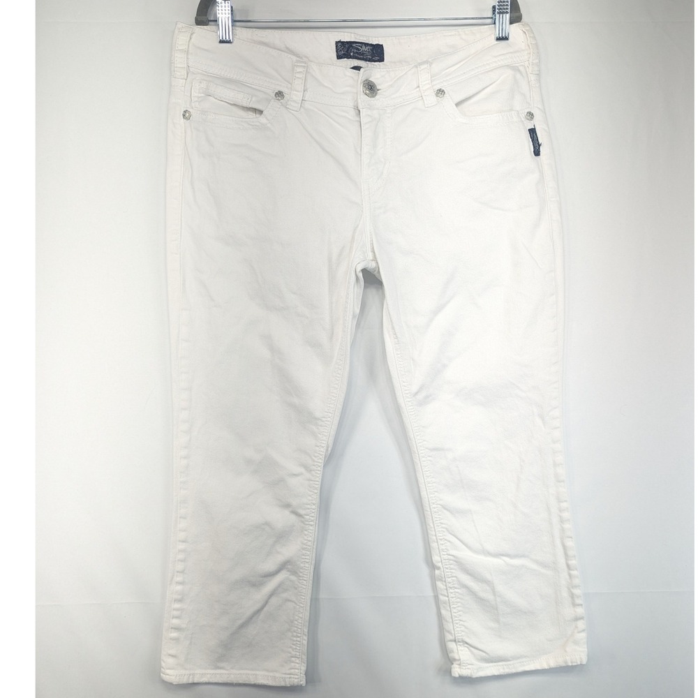Silver Jeans Suki Bootcut Jeans White Women's Size 33